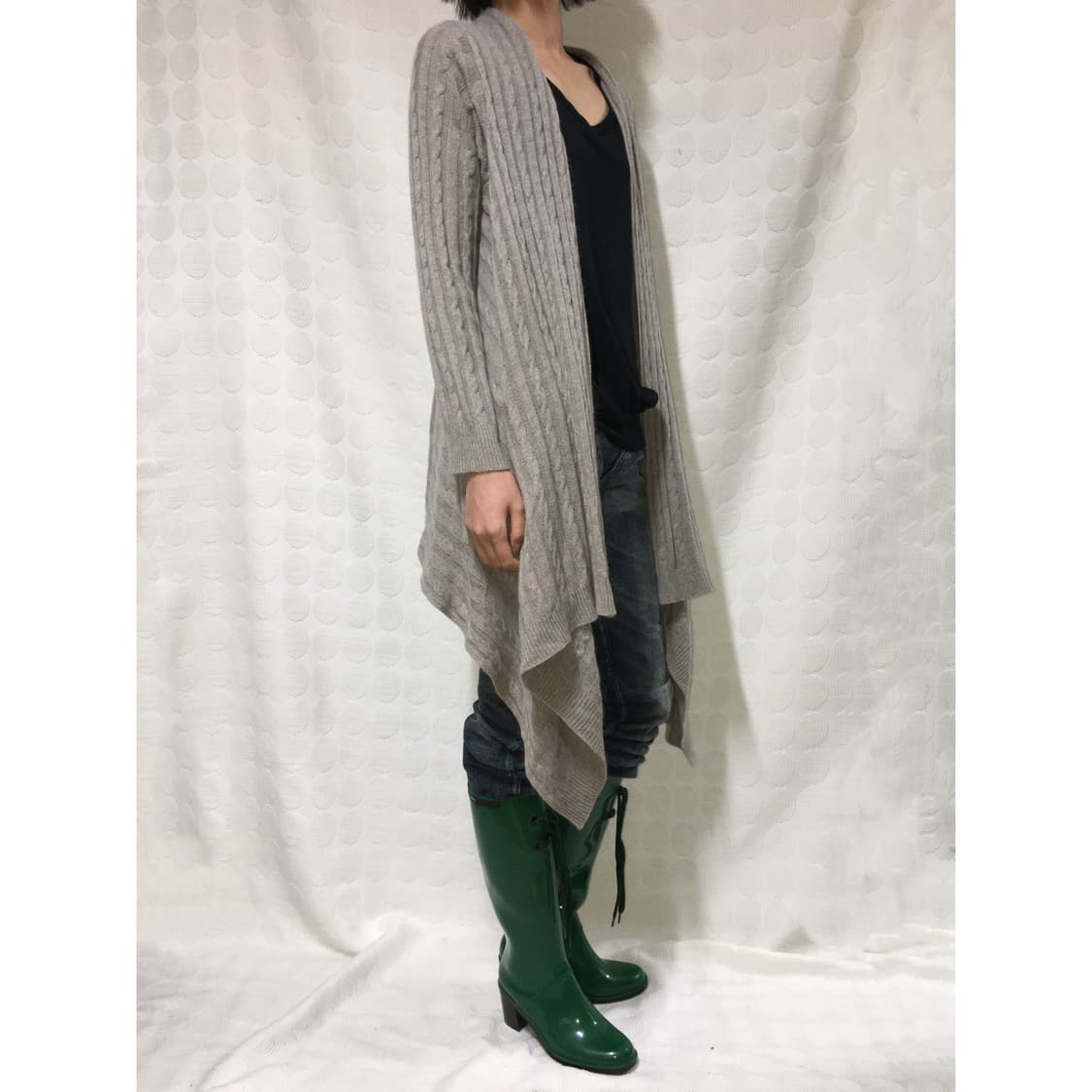 랄프 로렌 그레이 니트 가디건 상품이미지2