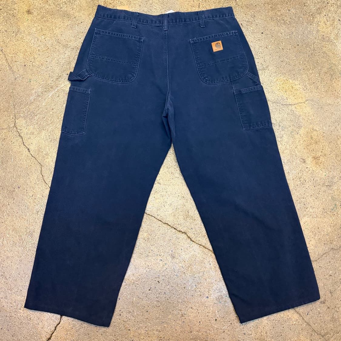 00s USA 빈티지 칼하트 헤비코튼 싱글니 워크팬츠 상품이미지4