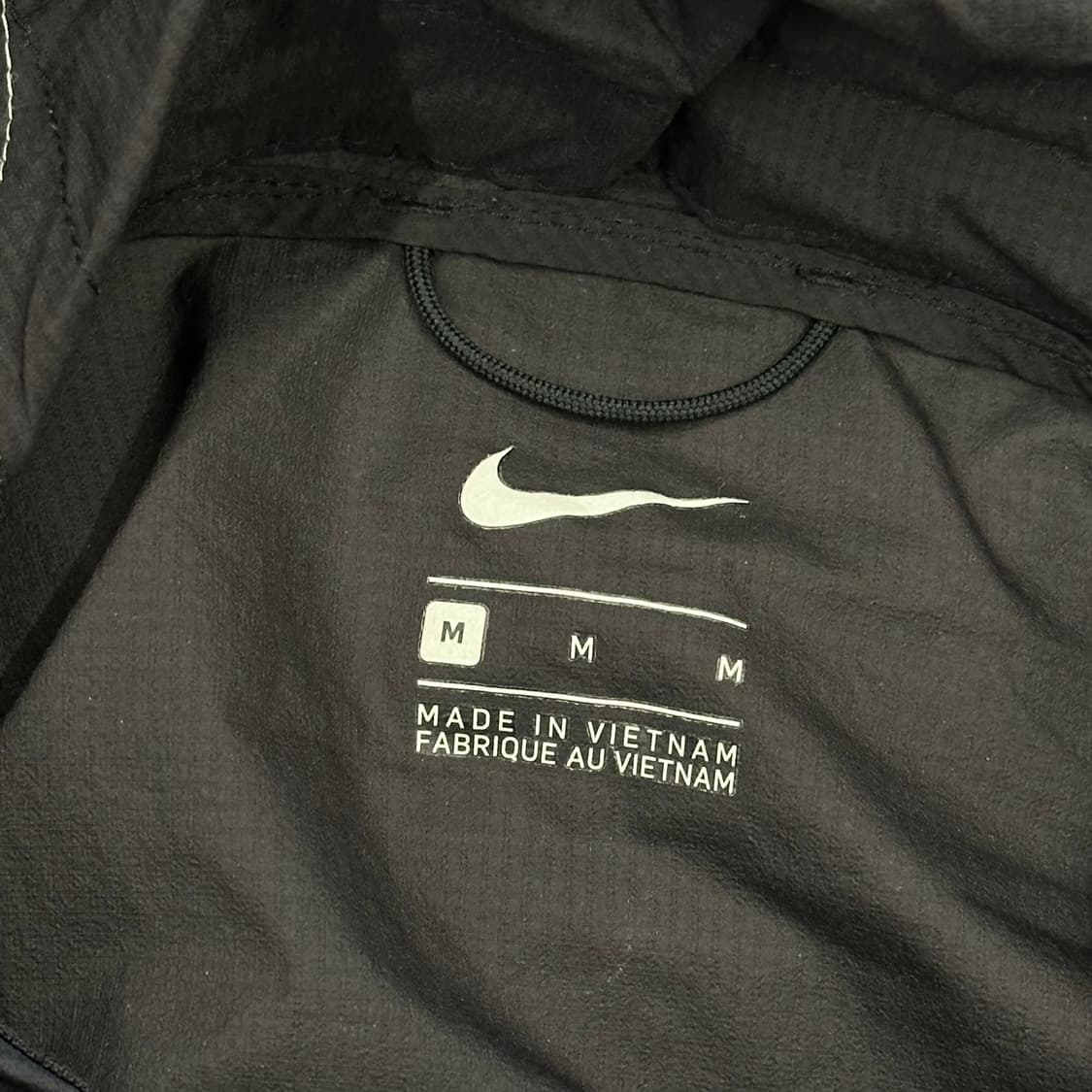 M 나이키 여성용 화이트라인 블랙 후드 바람막이 상품이미지4