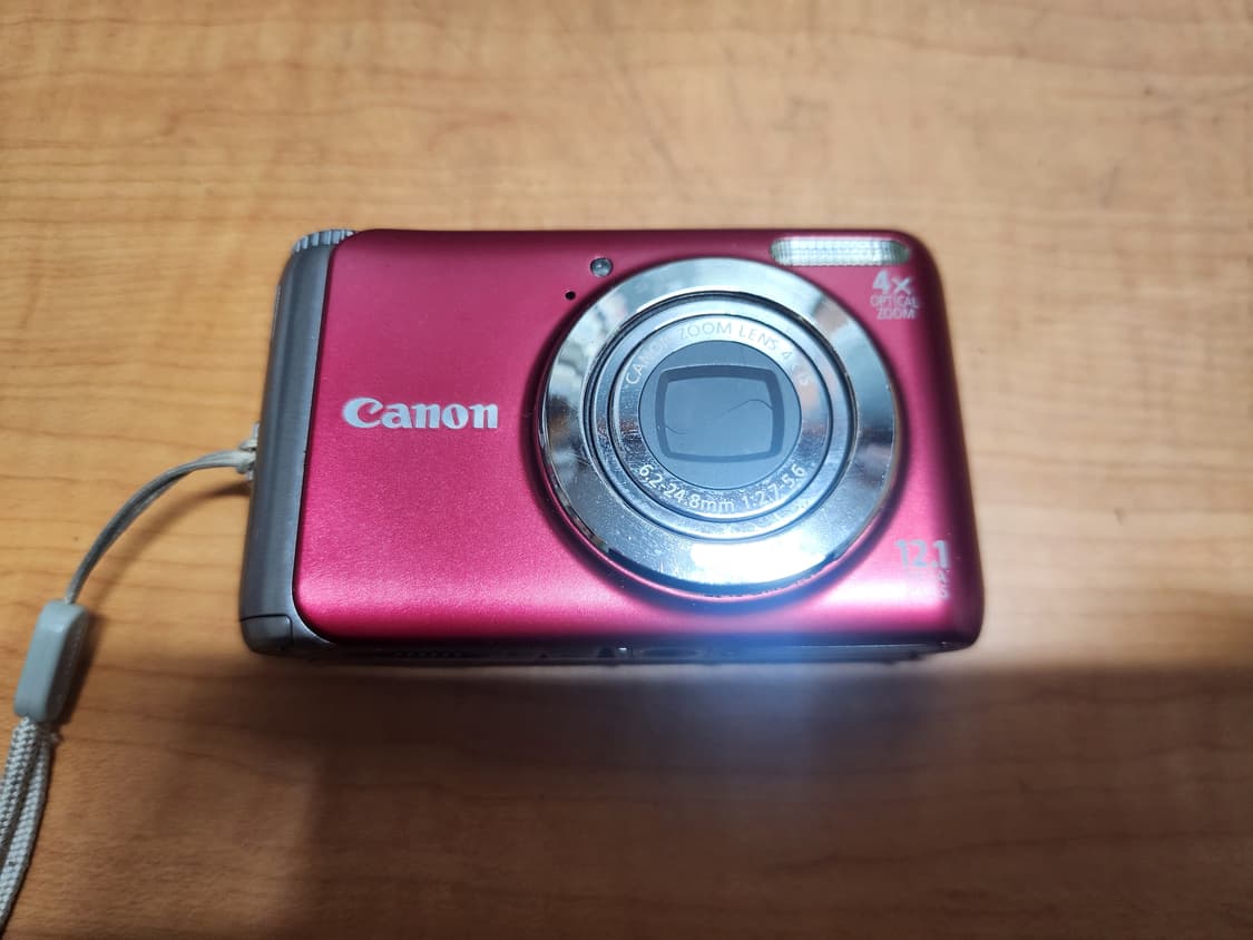 캐논 파워샷 a3100 is 레드 색상 디카 판매합니다 상품이미지1