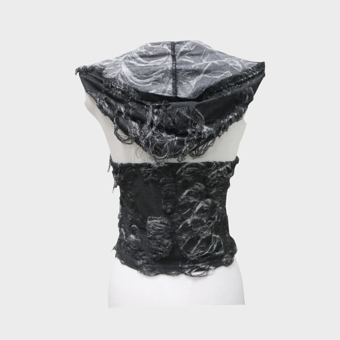 Y2K SYNAPSE FACTORY 후드 슬리브리스 66438 상품이미지2