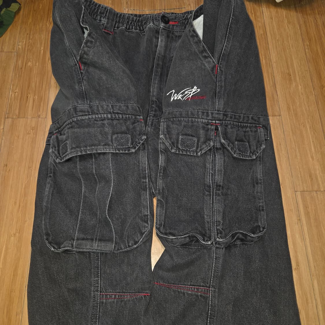 올드스쿨 W&SB 카고 데님 팬츠 (34-40in) 상품이미지4