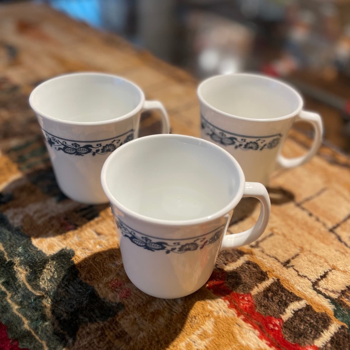 1970s 빈티지 코렐 플로럴 머그컵 상품이미지2