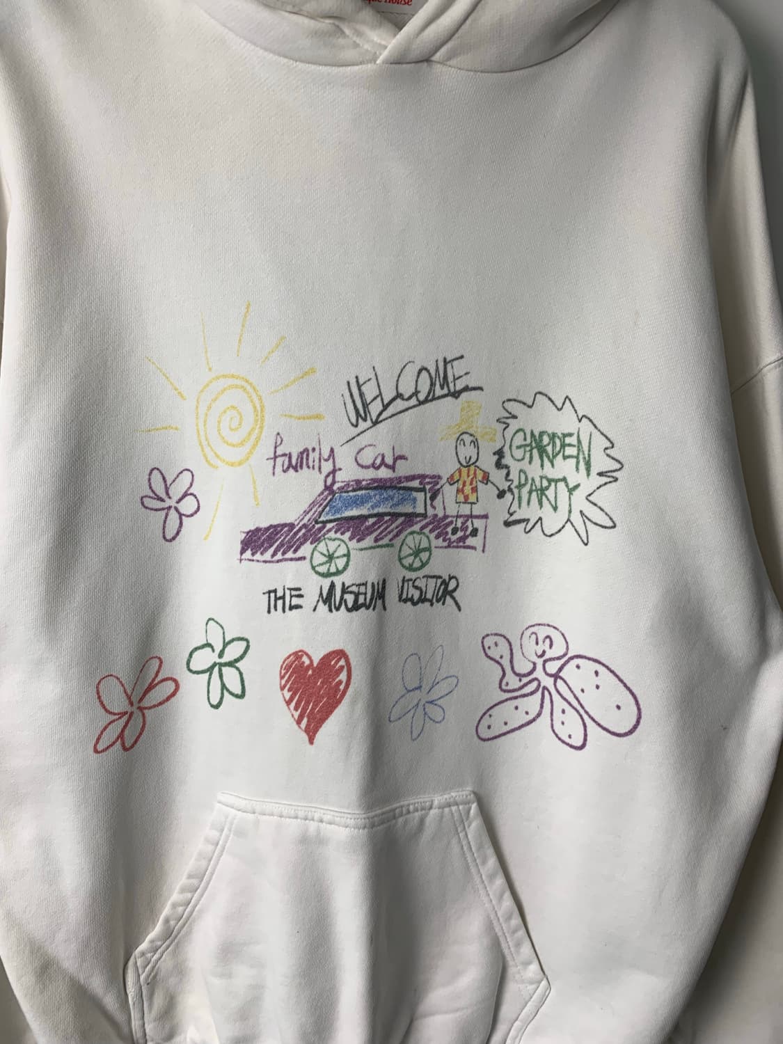 더 뮤지엄 비지터 그래픽 페인팅 후드티 상품이미지4