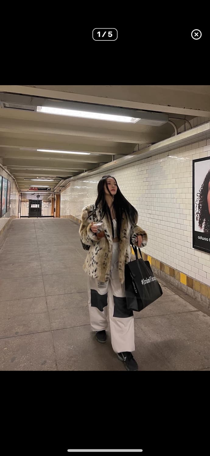 쓰리타임즈 레오파드 퍼자켓 상품이미지9