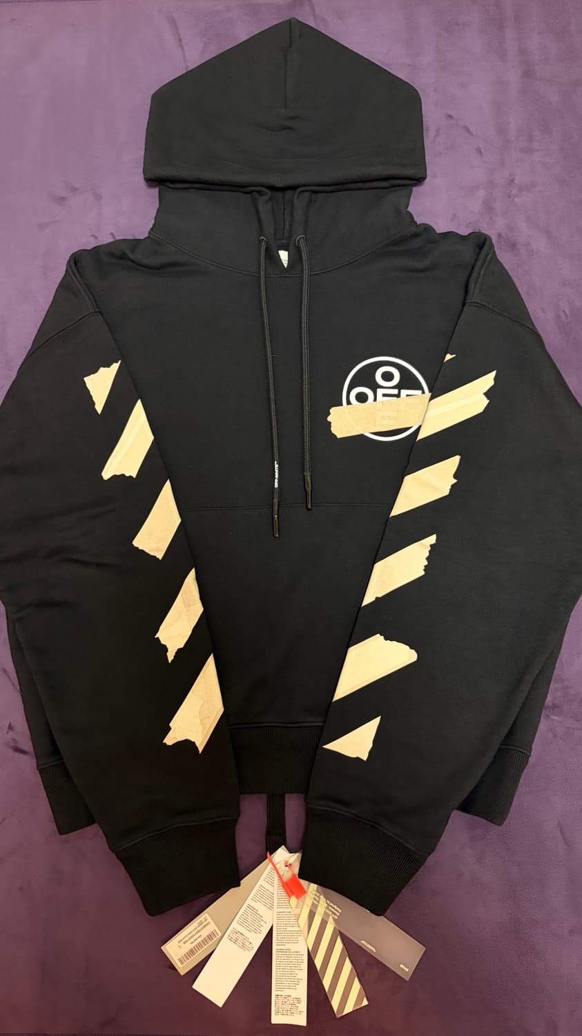 오프화이트 테이프 애로우 L (Hangtag 붙어있음!) 상품이미지7