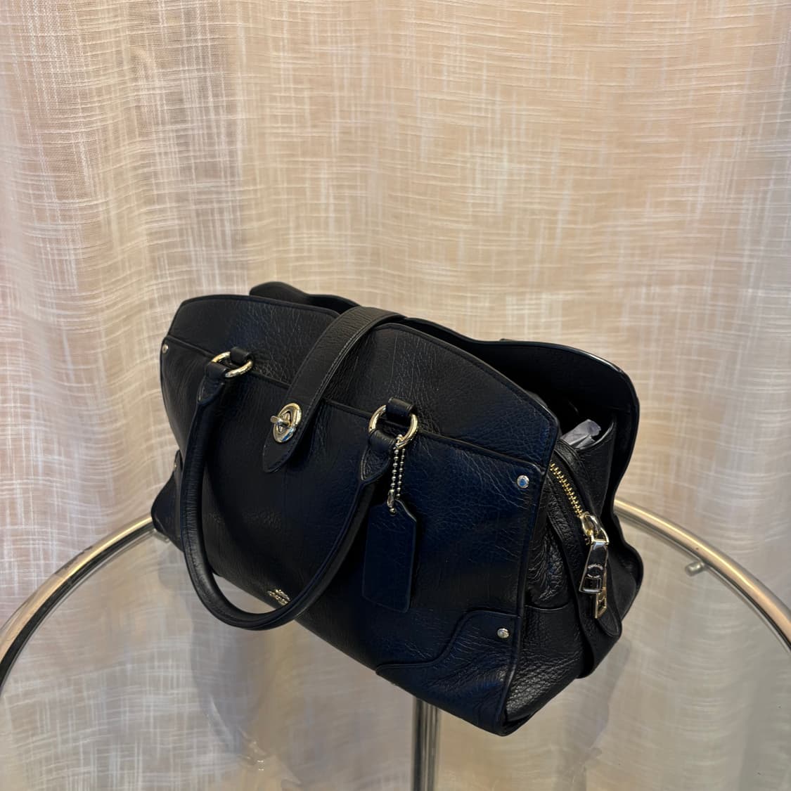 정품 코치 가죽 토트백     상품이미지3