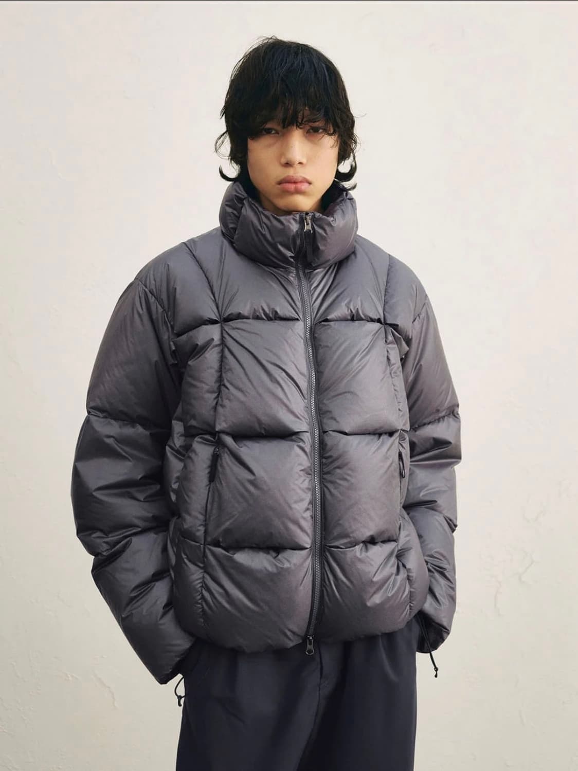 [3/L] 골드윈0 / 3D 쓰리디멘셔널 다운자켓 / 리드 그레이 상품이미지2
