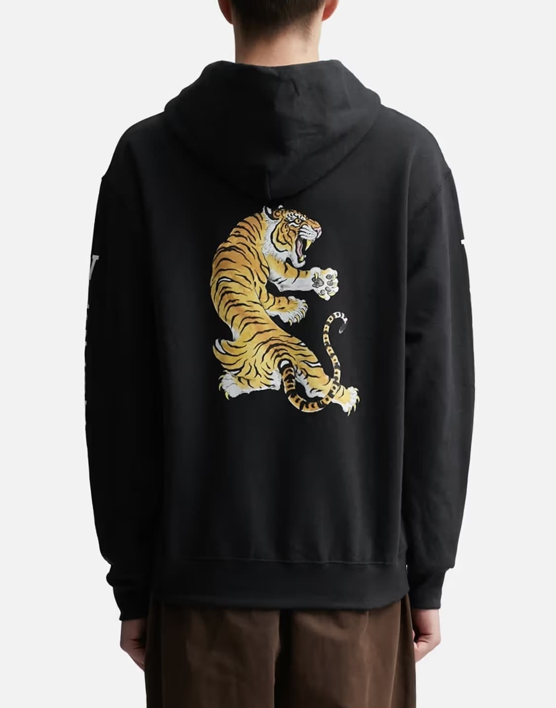 [2XL / XXL]새상품 와코마리아 x 팀 레히 타이거 후드 블랙 상품이미지3