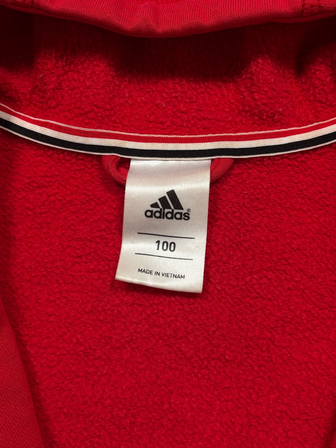 아디다스 맨체스터 유나이티드 레드 후드집업 상품이미지8