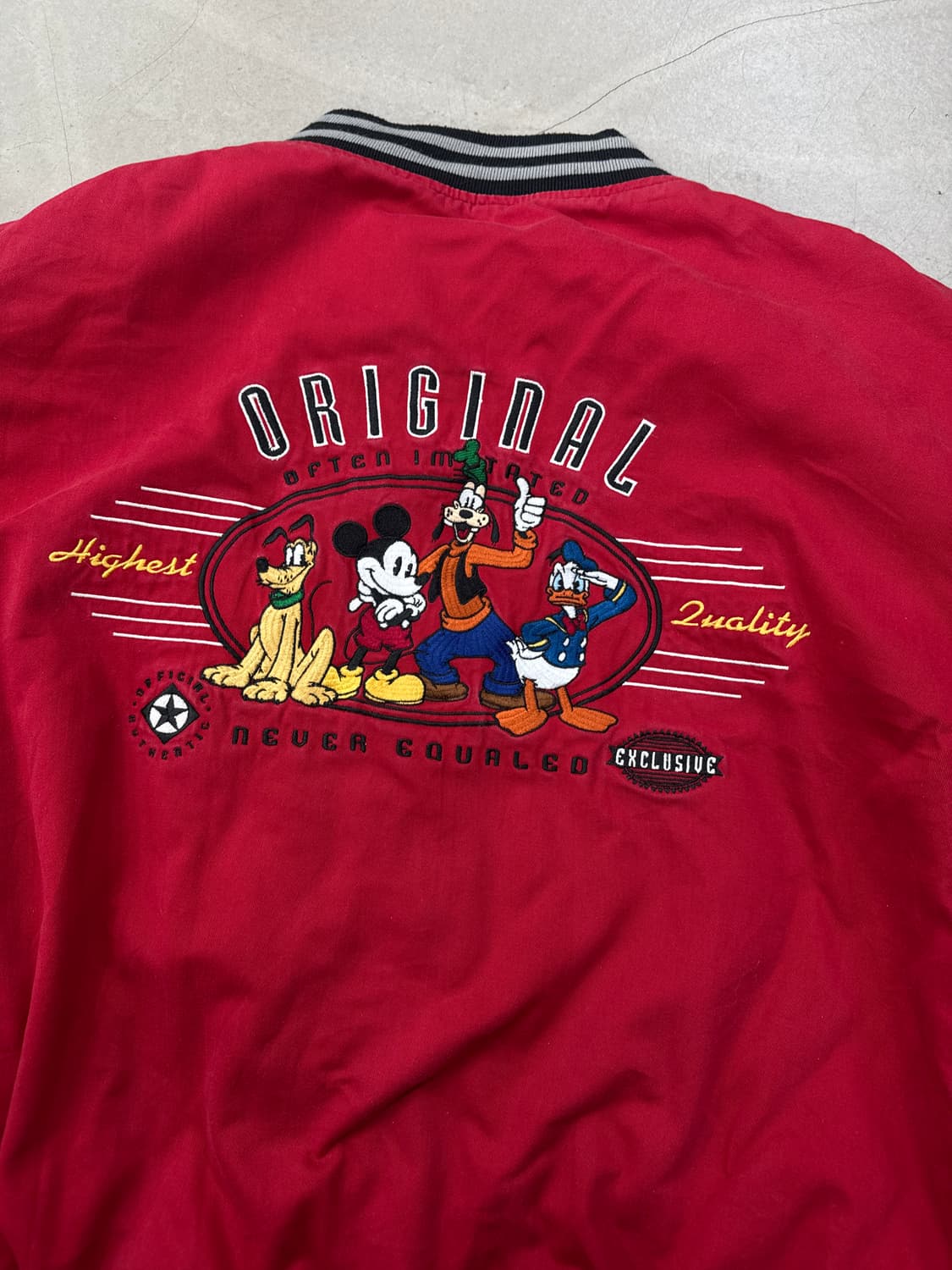 디즈니 미키마우스 바시티 자켓 L 상품이미지3