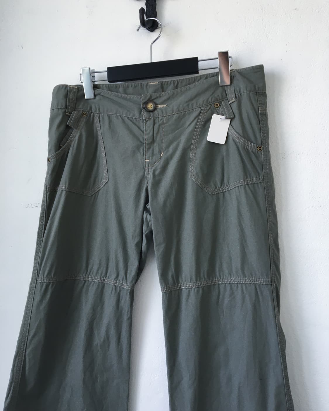 Khaki cotton pants 상품이미지3