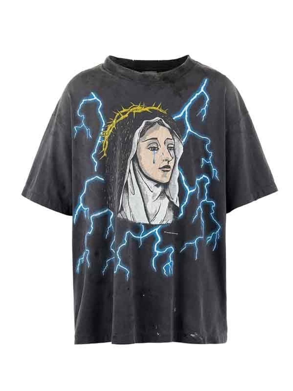 [XXL]세인트 미카엘 (Saint Mxxxxxx) 마리아 프린팅 티셔츠 상품이미지1