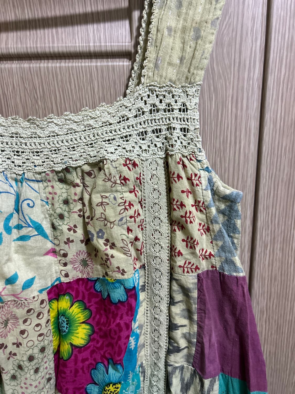 패치워크 원피스 상품이미지4