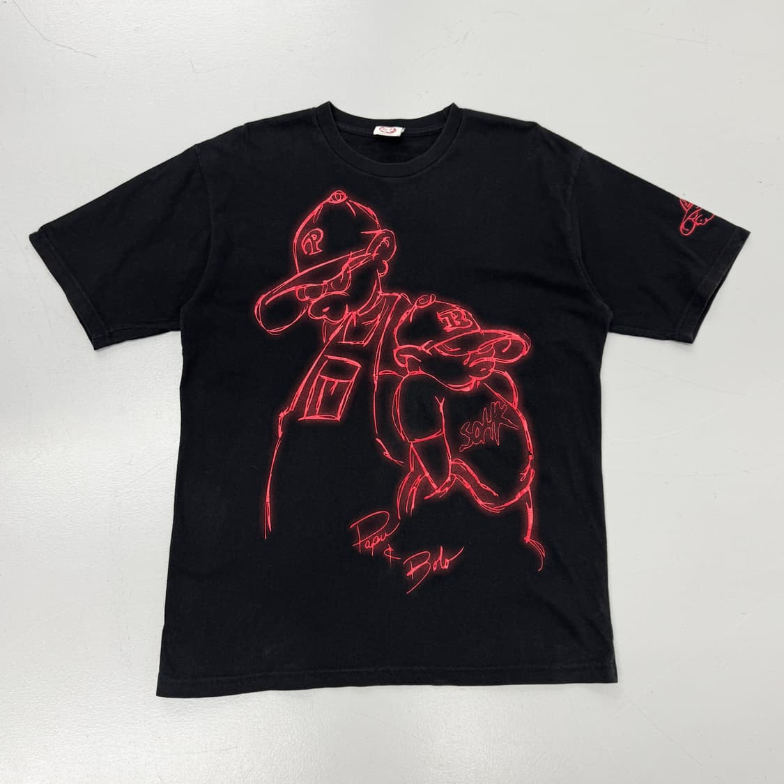 SOHK 스쿨오브하드낙스 00s 빈티지 반팔 티셔츠 상품이미지2