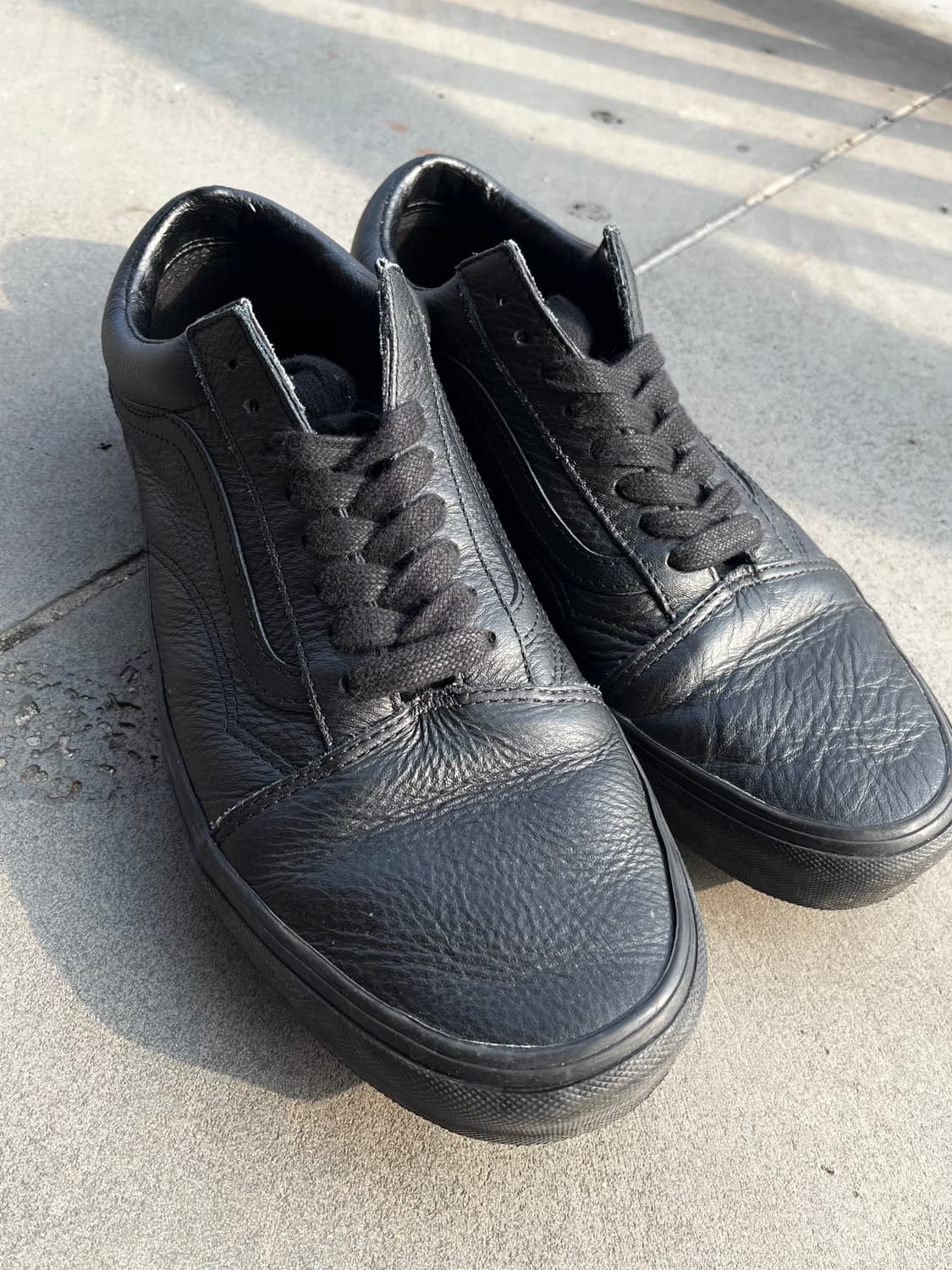 반스 올드스쿨 레더 블랙 280 상품이미지1