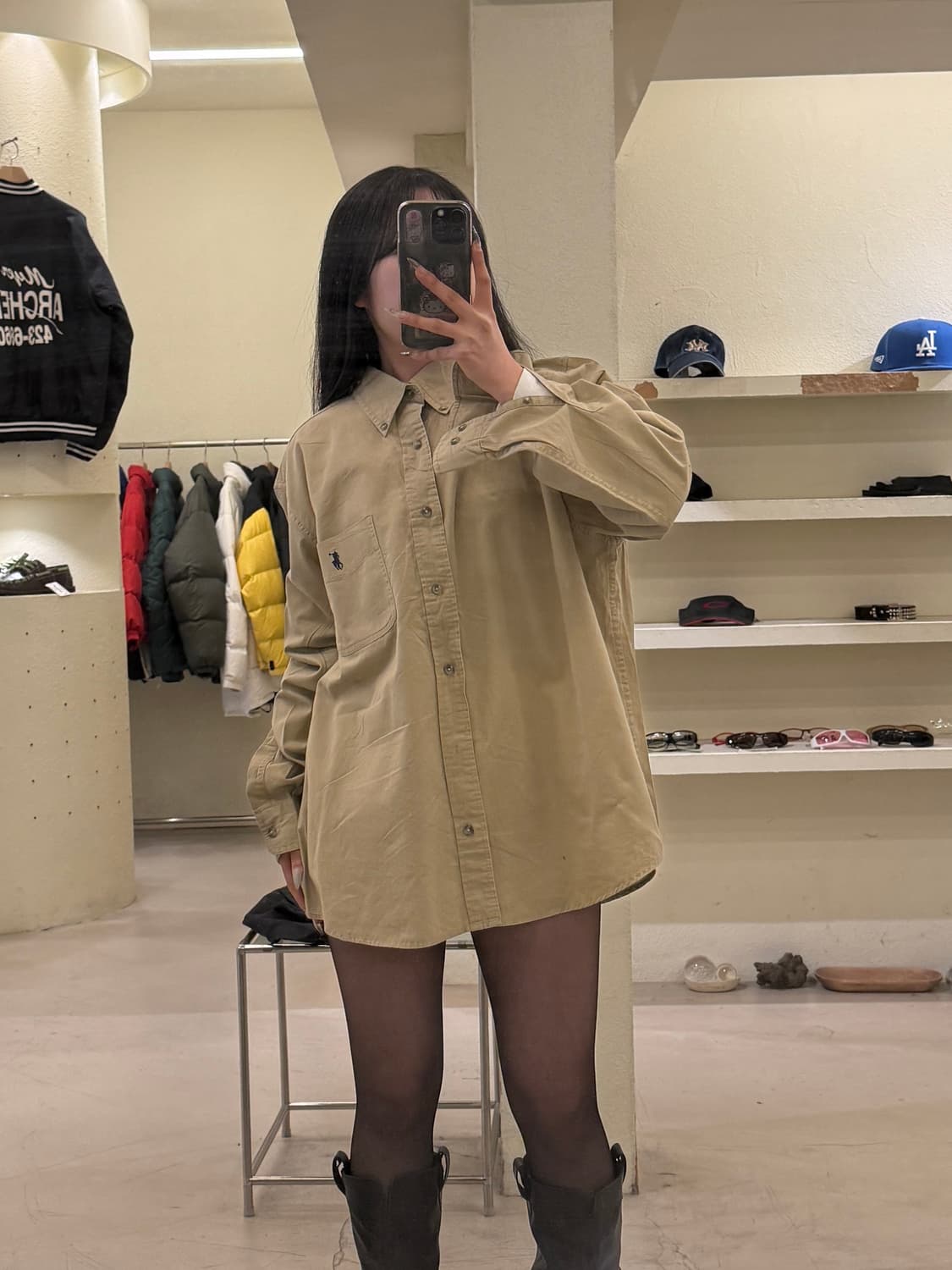 폴로 랄프로렌 브라운 버튼다운 셔츠 U908 상품이미지1