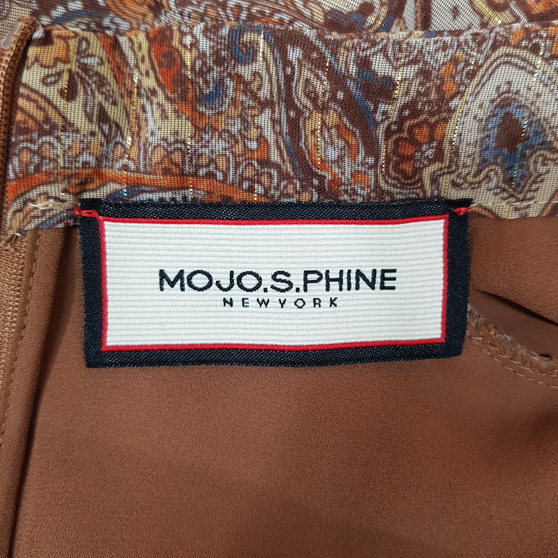 모조에스핀 2021 페이즐리 러플 플리츠 원피스 M사이즈 상품이미지7