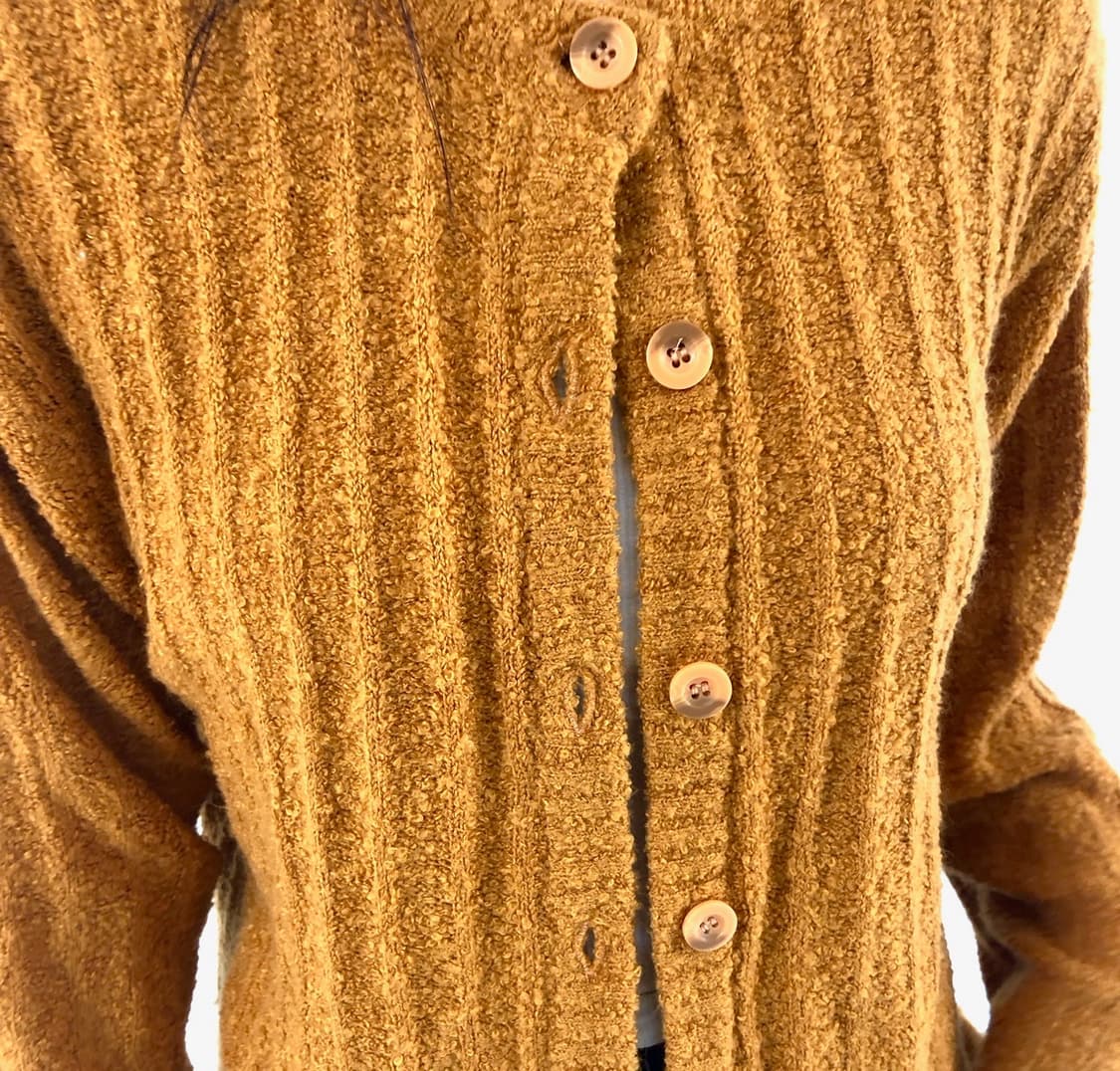 Orange Line Accent Soft Cardigan 상품이미지2