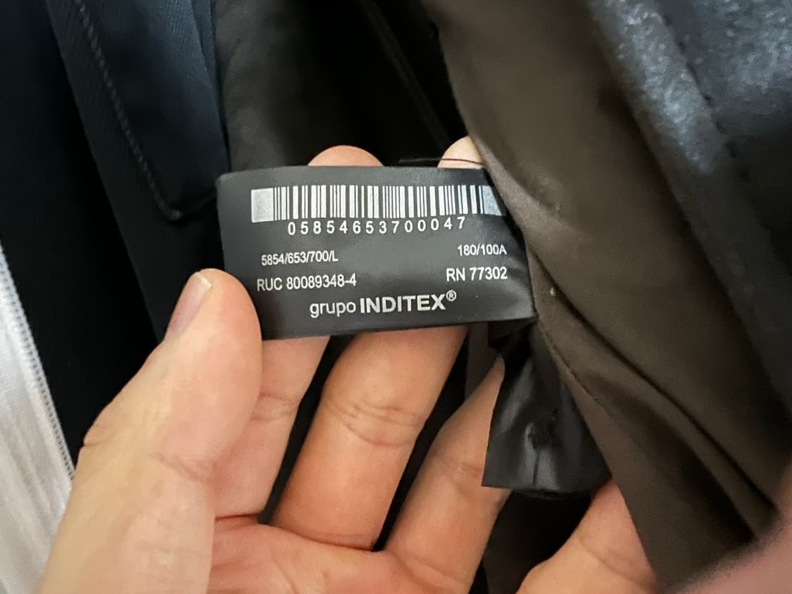 자라 워싱 페이크 레더 점퍼 L 상품이미지4