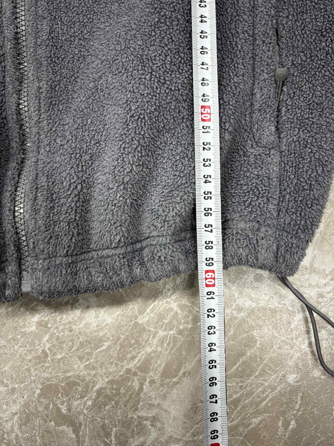 노스페이스 그레이 플리스 자켓 후리스 희귀져지(L) 상품이미지6