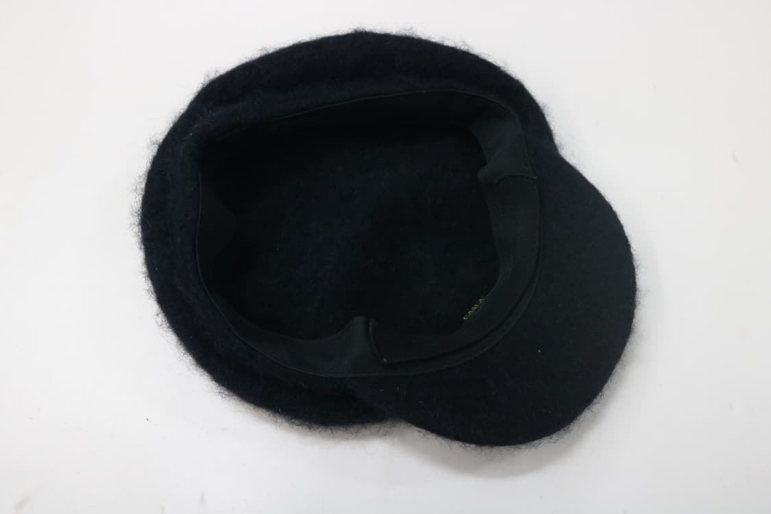 카시라 빈티지 블랙 알파카 헌팅캡 상품이미지4