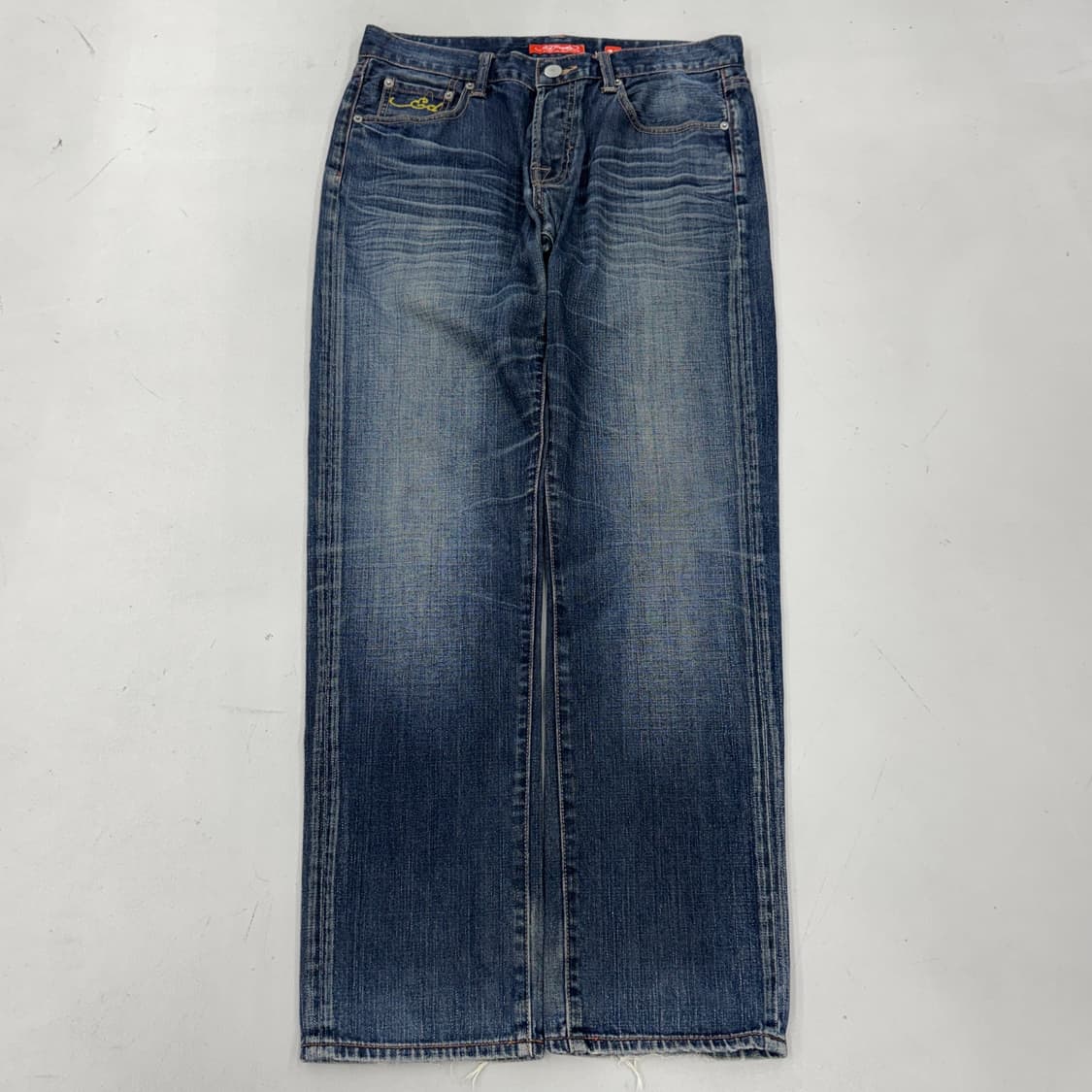 에드하디 호랑이자수 워싱 오리엔탈 데님팬츠 상품이미지2