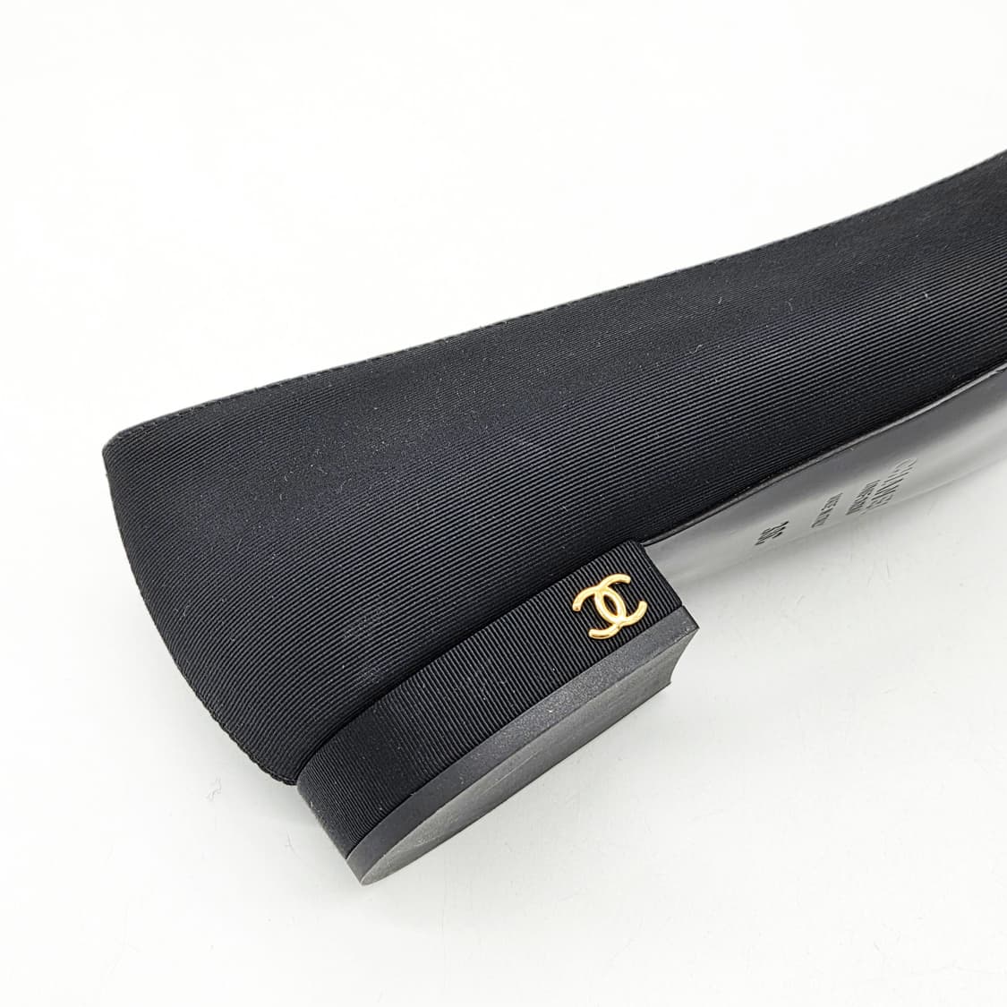  샤넬 유니폼 발레리나 플랫 슈즈 블랙 (37 1/2, 38)  상품이미지2