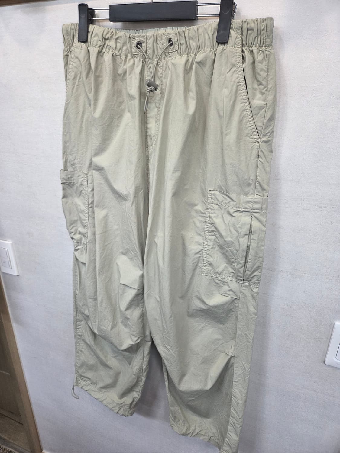 자라 dwrn 파라슈트 와이드 카고 스트링팬츠 xl 34 상품이미지7