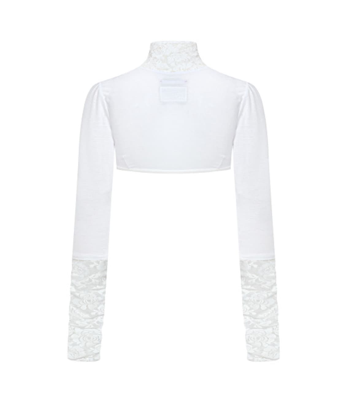 스컬프터 Casper Lace Zip-up Tee Ghost Sheer 상품이미지4