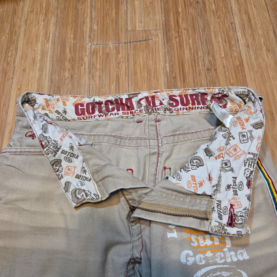 JPN GOTCHA SURF 갓챠서프 프린팅 데님 팬츠 (32in) 상품이미지6