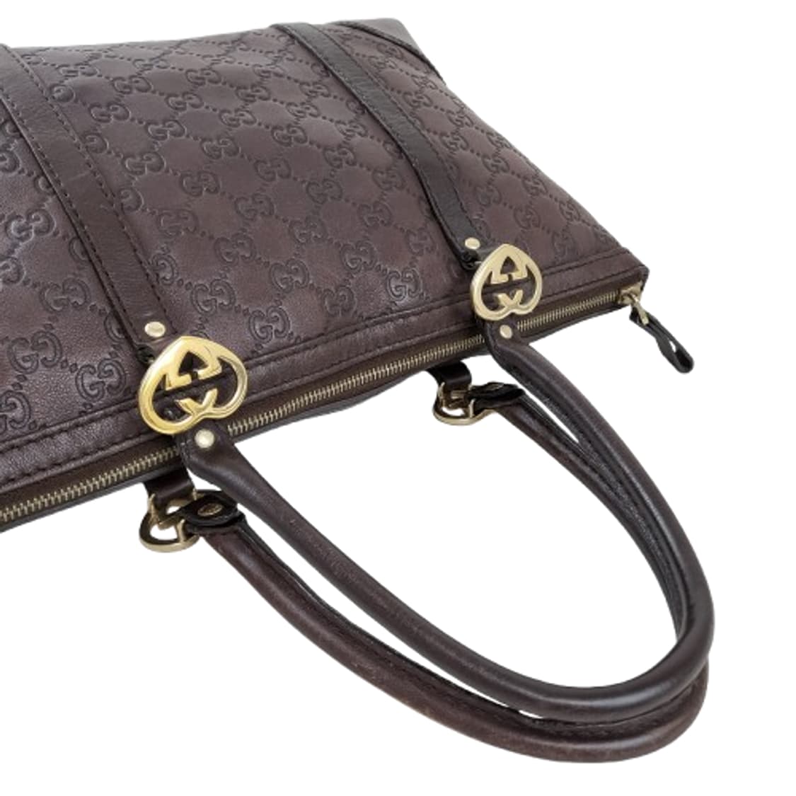 정품 구찌 시마 레더 러블리 하트 인터로킹 토트백 상품이미지6