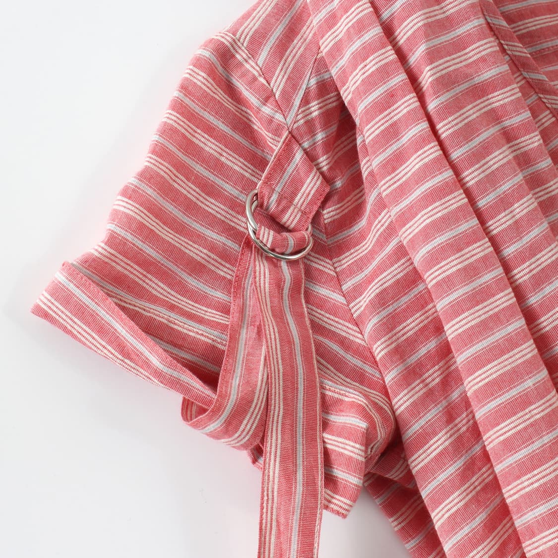 비비안웨스트우드 레드라벨 스트라이프 랩 블라우스 상품이미지2