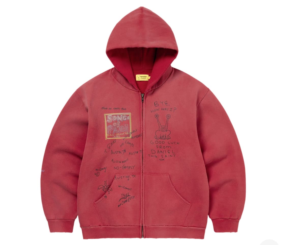 디스이즈네버댓 다니엘 존스턴 콜라보 후드집업 상품이미지1