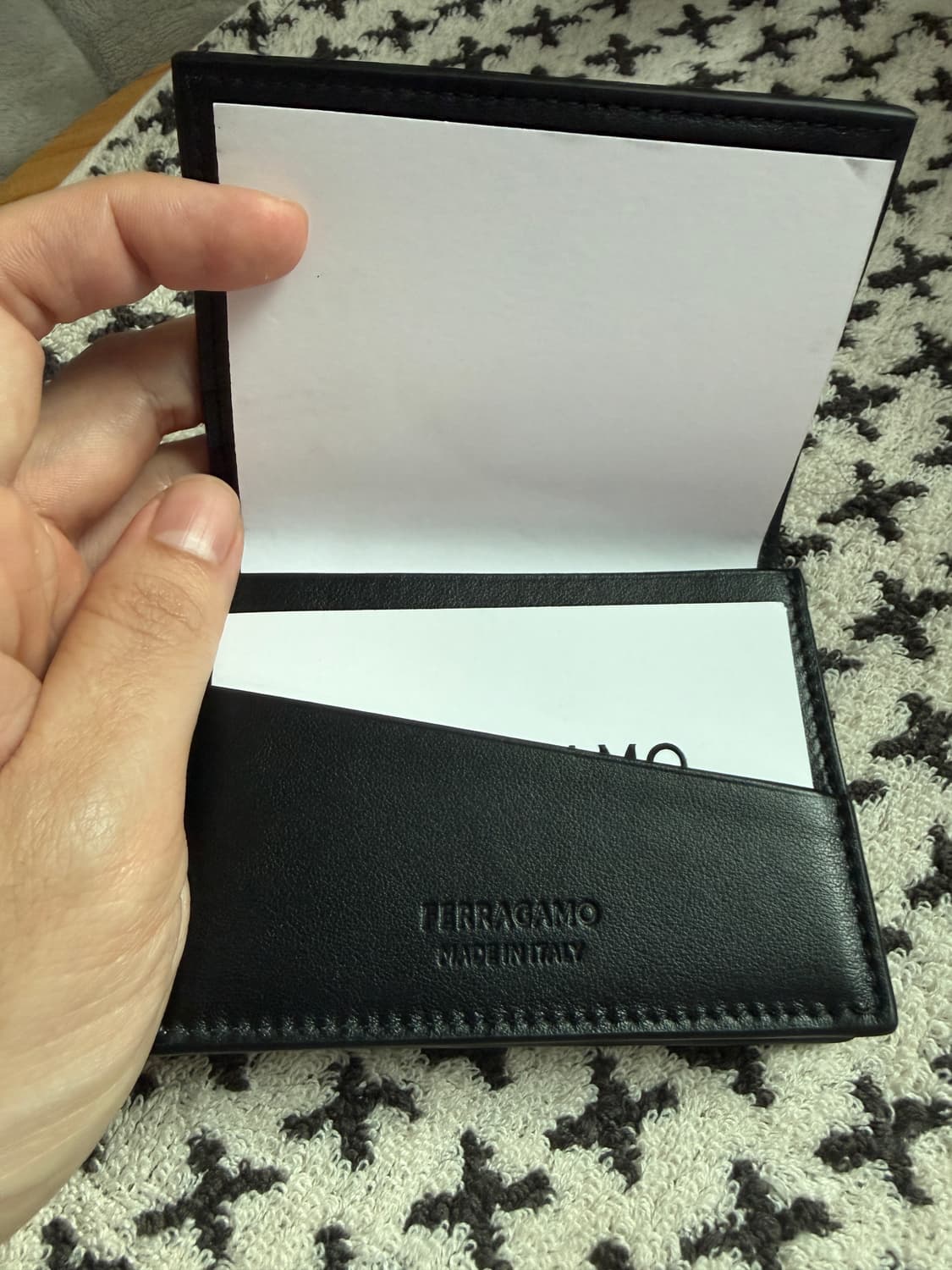 페라가모 블랙 카드지갑☆새제품 풀박스 상품이미지5