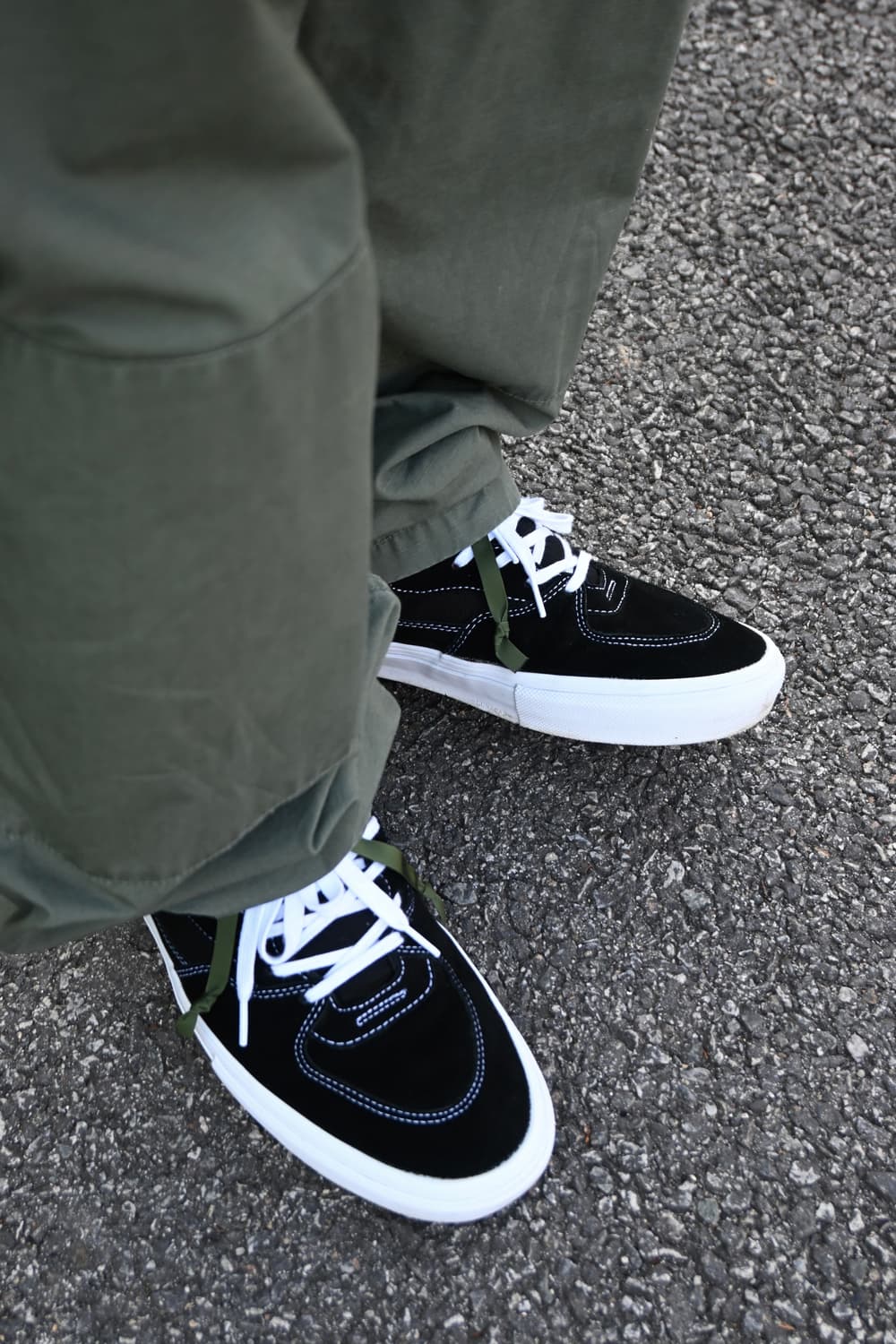 (310) 반스 스케이트 하프캡 검흰 상품이미지10