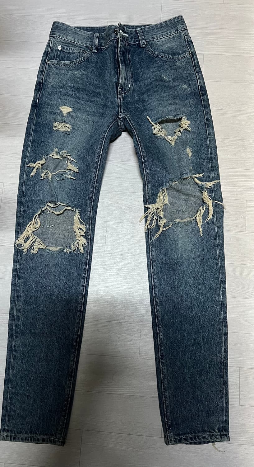 락시크 언노운 옴므 퓨어 데미지 데님 진 상품이미지1