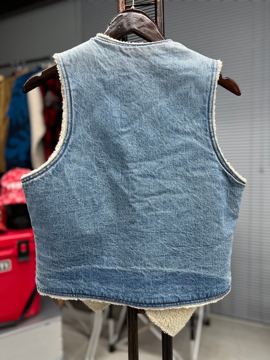 리바이스 워싱청 조끼 M  상품이미지5