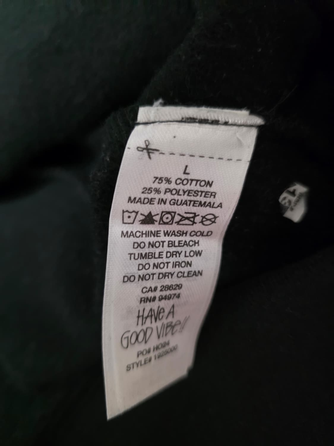 스투시 베이직 후드티 블랙L 상품이미지4