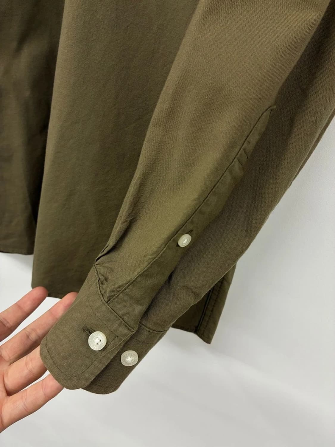 브룩스브라더스 23FW 자수 로고 버튼다운 셔츠 PN9776 상품이미지4