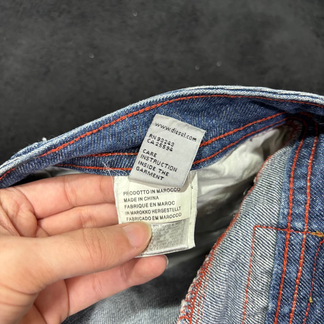 30 디젤 DISEL 세미와이드 데님팬츠 상품이미지8