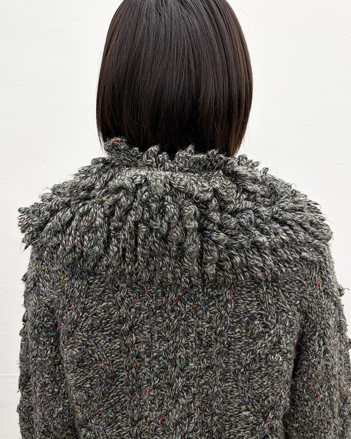 프렌치 디자이너 부클레 케이블 폼폼 자켓 상품이미지5