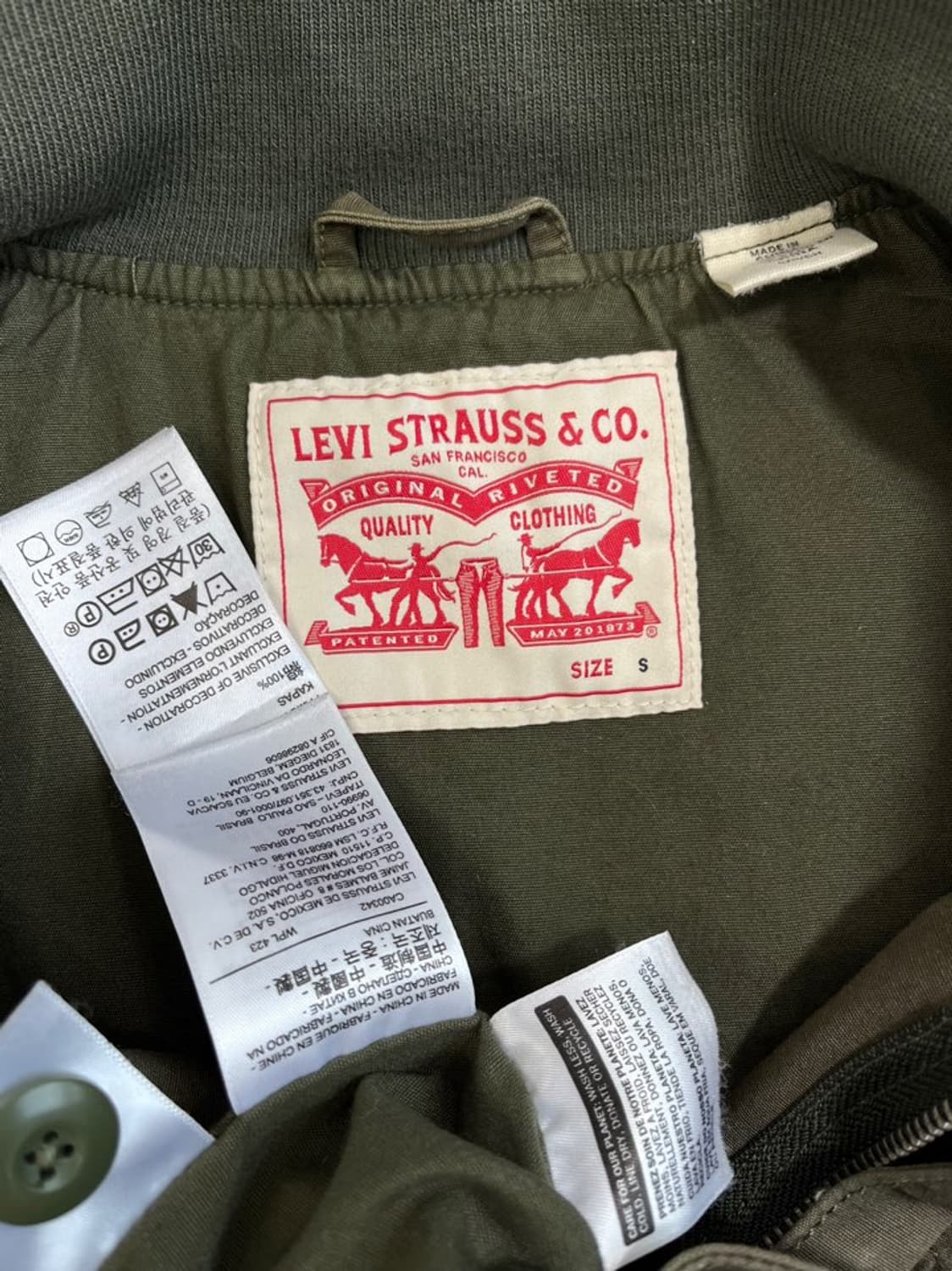 리바이스 빈티지 집업 자켓/#3340 상품이미지4