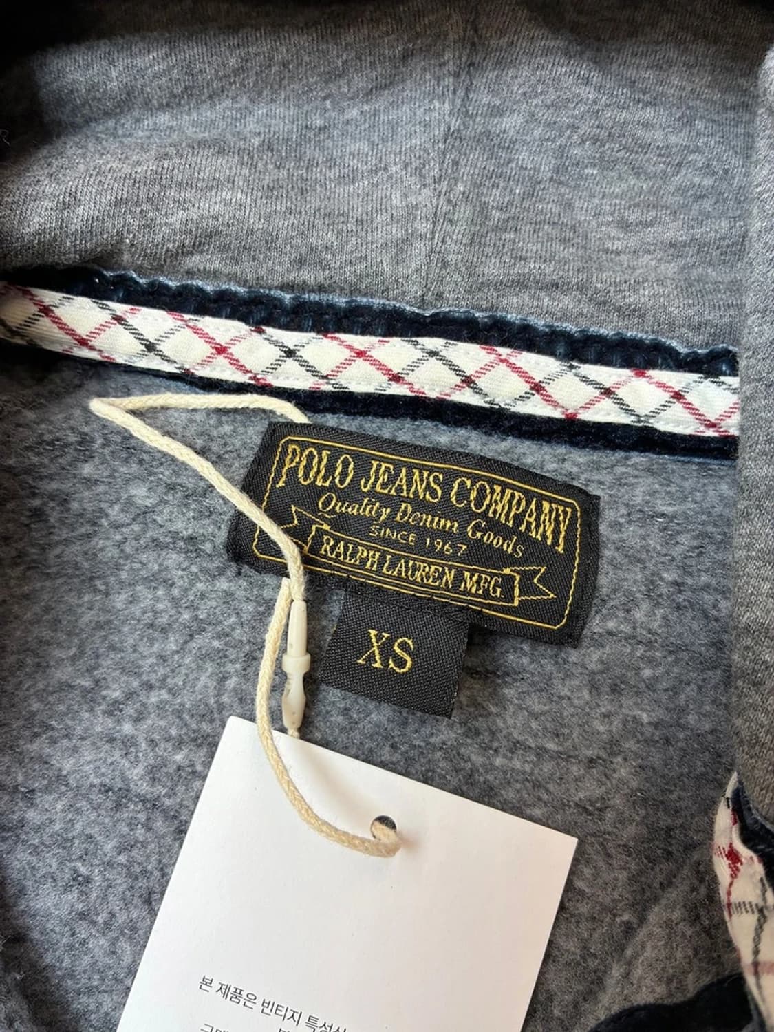 폴로 진스 컴퍼니 00s Y2K 슬림 후드 집업 PN5151 상품이미지8