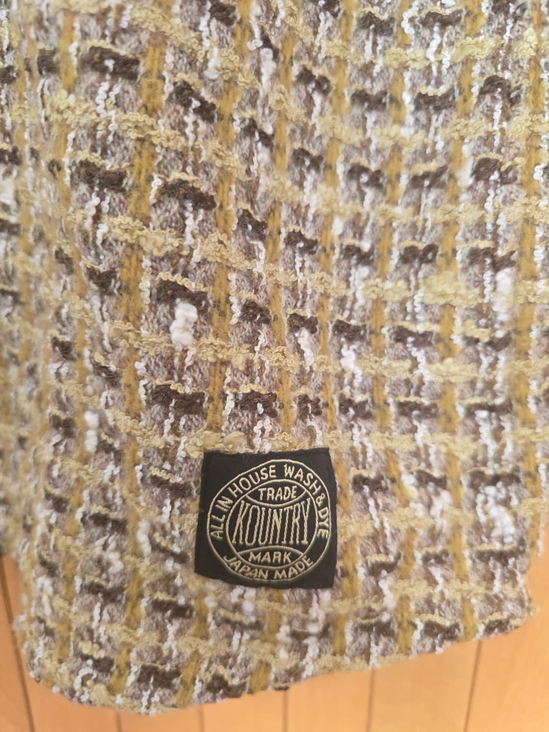 캐피탈 트위드 베이스볼 자켓 상품이미지7