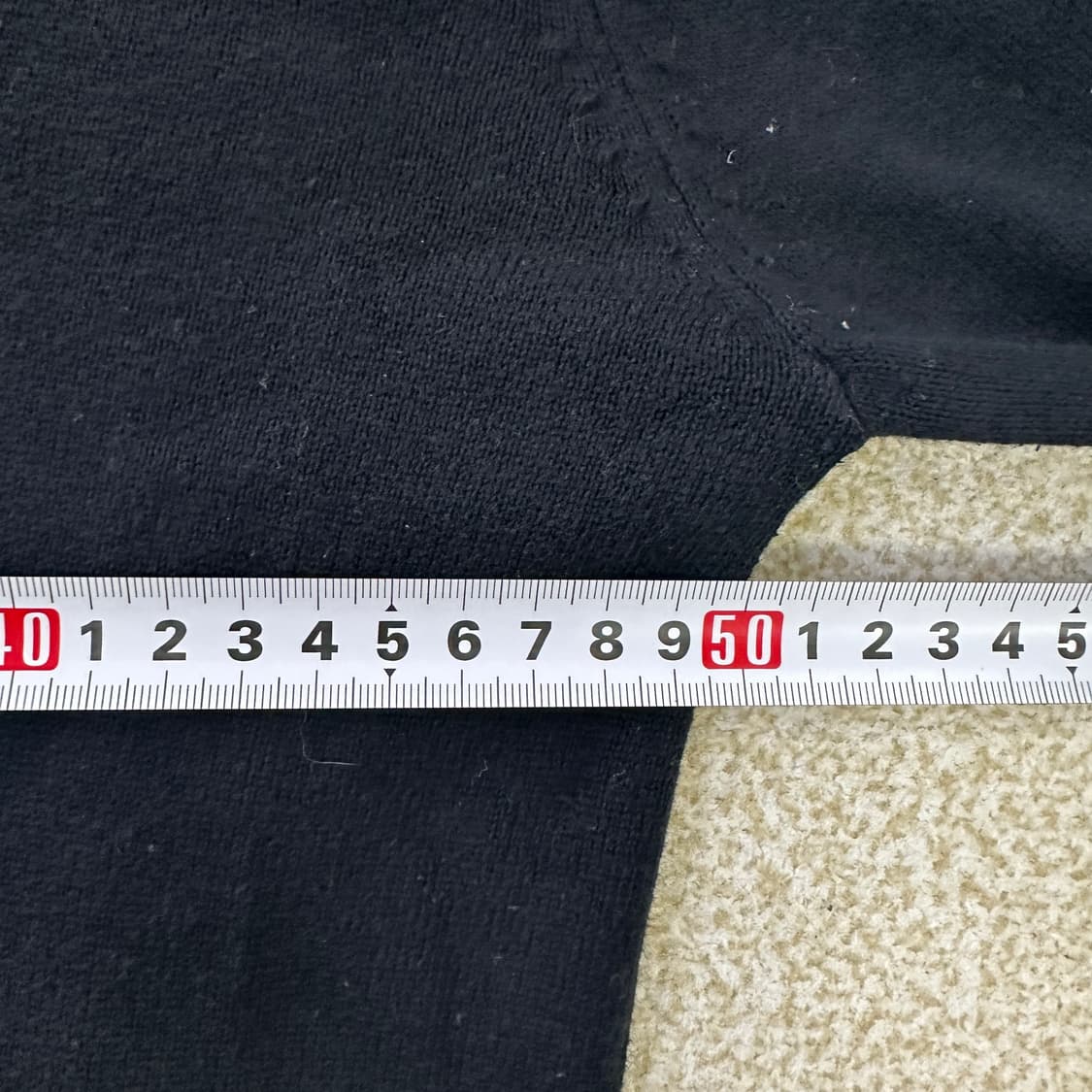 실측확인 네이비 브이넥0320D 상품이미지7