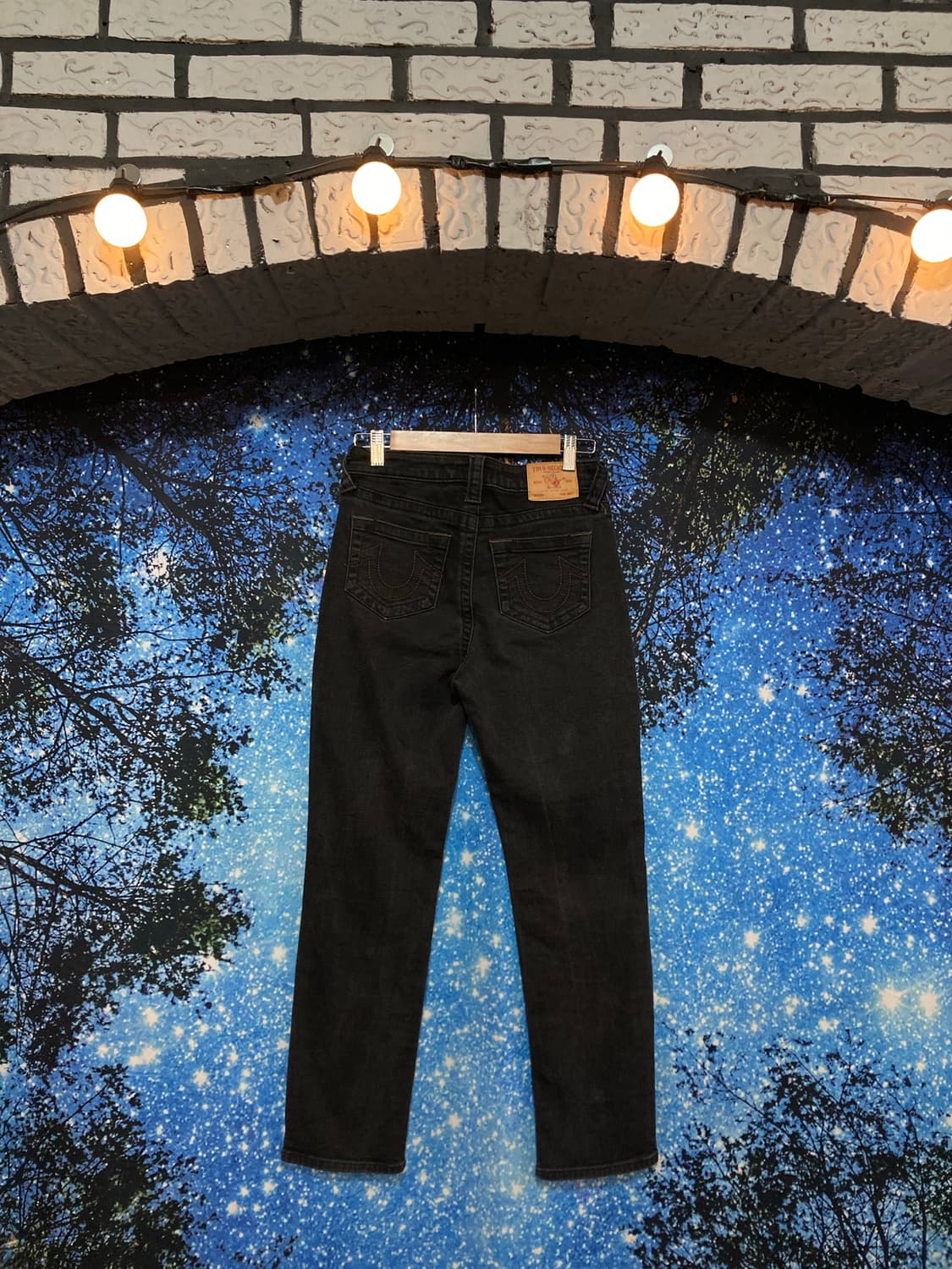 ⚜️True Religion(트루릴리전) 블랙 데님 팬츠 상품이미지2