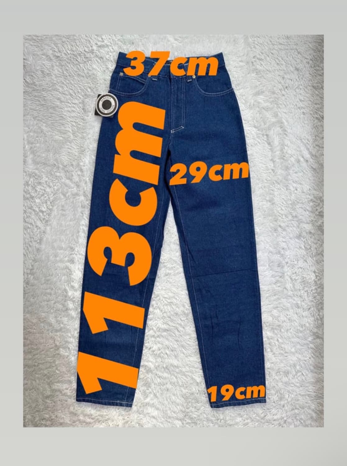 베르사체 진스 꾸뛰르 빈티지 다크 블루 데님 팬츠 상품이미지2