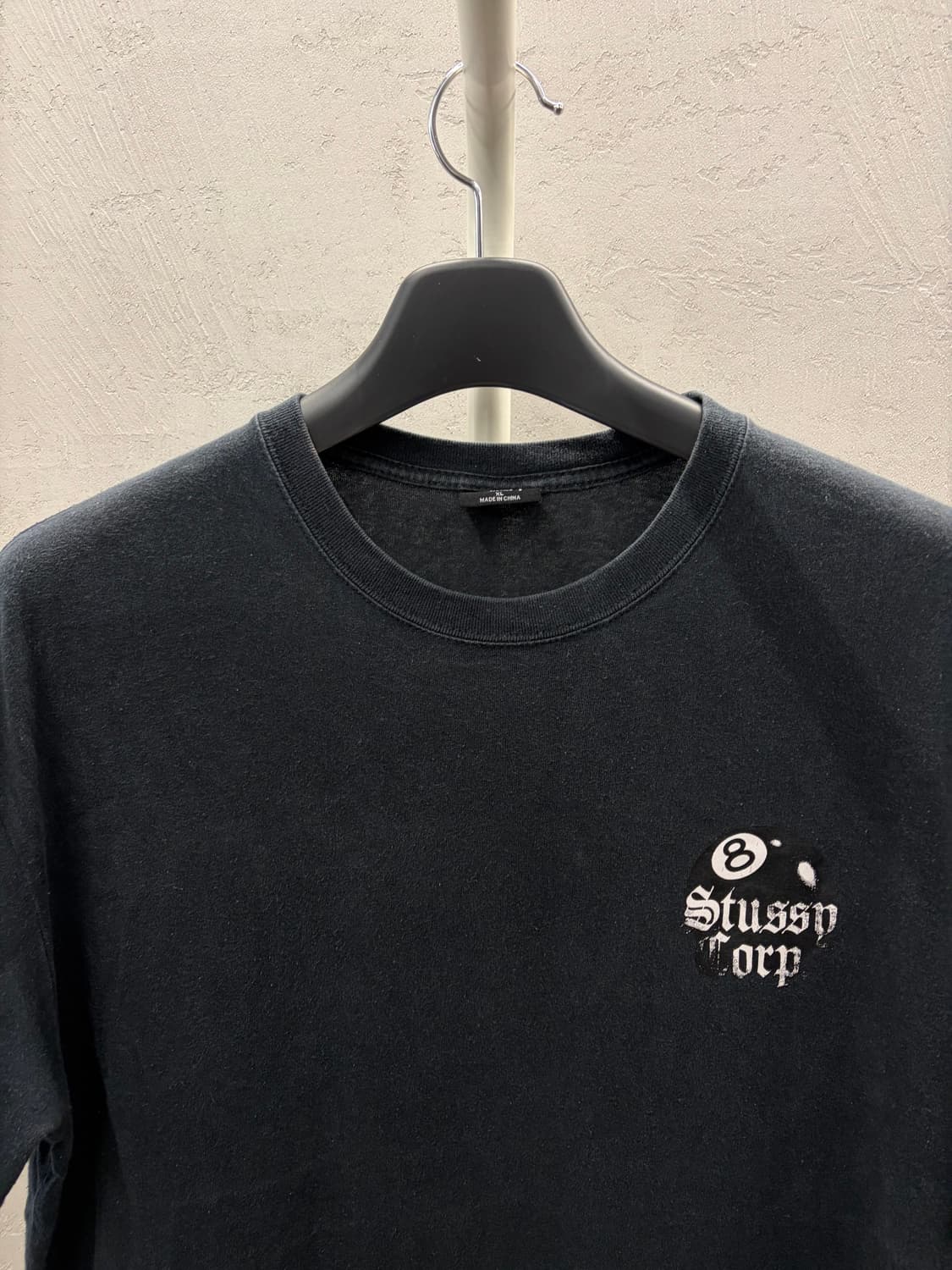 스투시 8볼 Corp 블랙 반팔 티셔츠 XL 상품이미지3