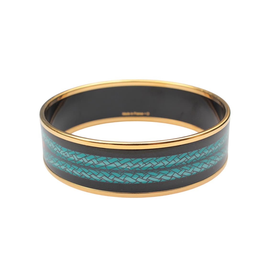 에르메스 투톤 위빙패턴 금장 뱅글 상품이미지3